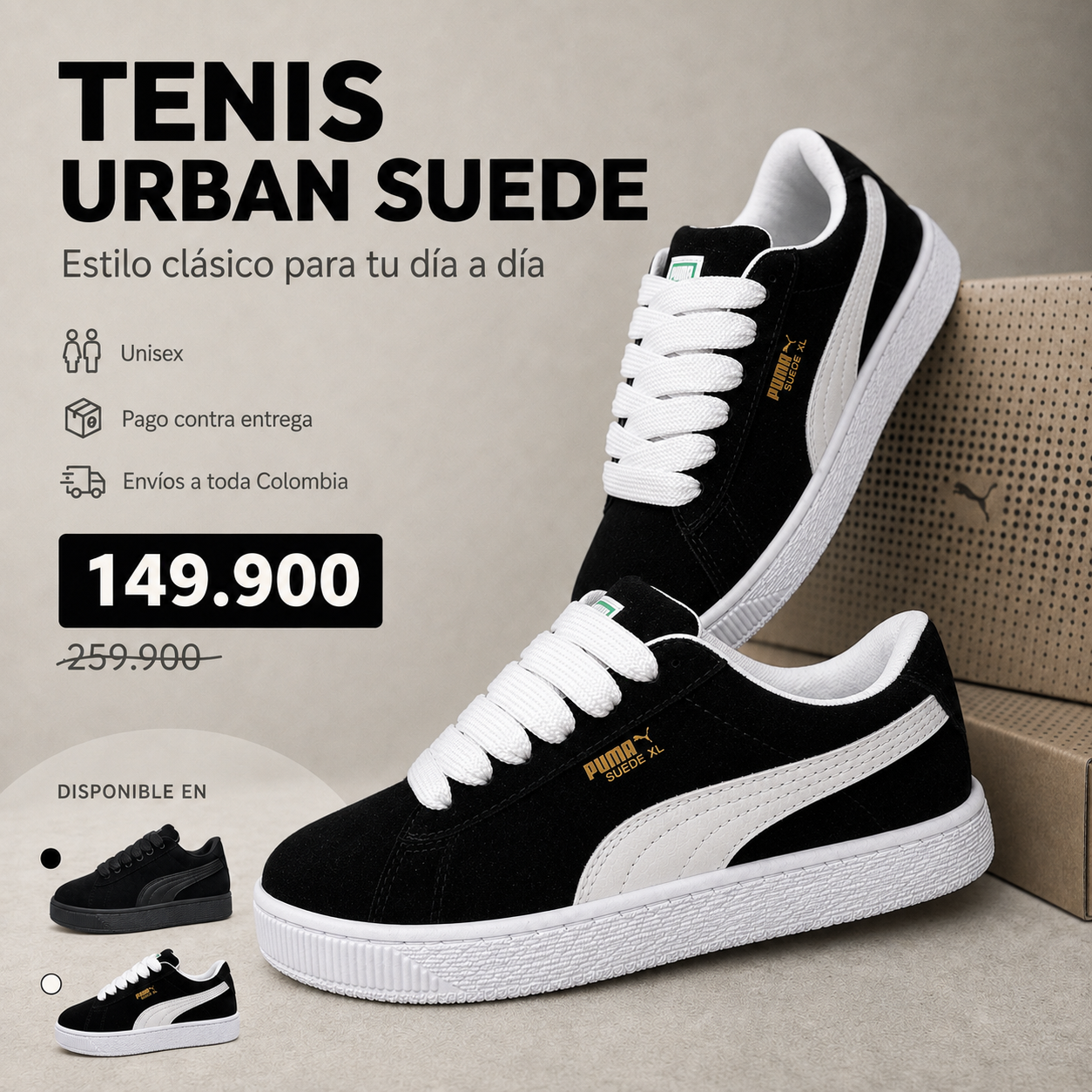 Tenis Urban Suede Unisex